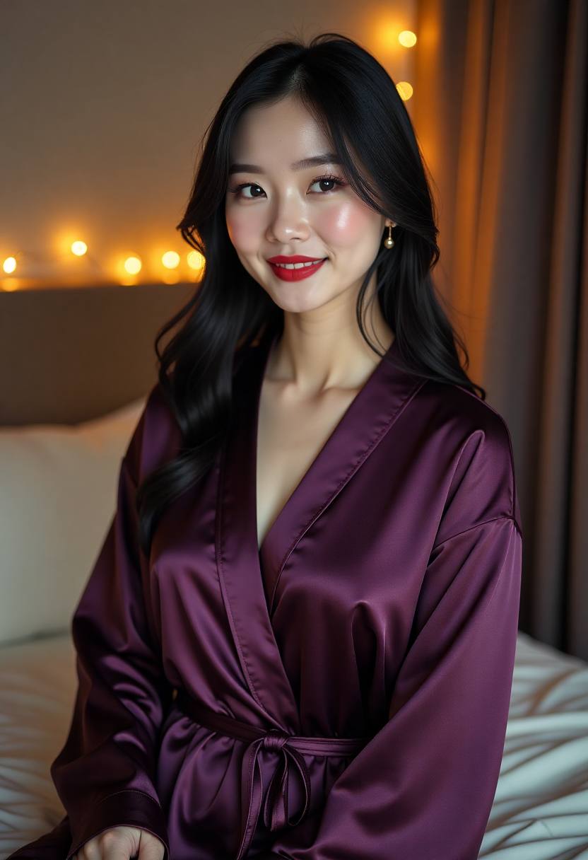 小满在窗边画画